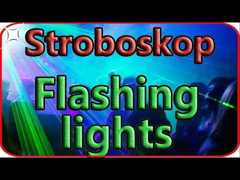 How to make a led strobe lights  Stroboskop flashing lights