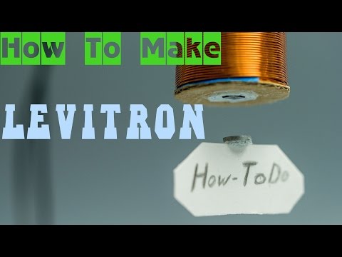 How to make a levitron (electromagnetic levitation)