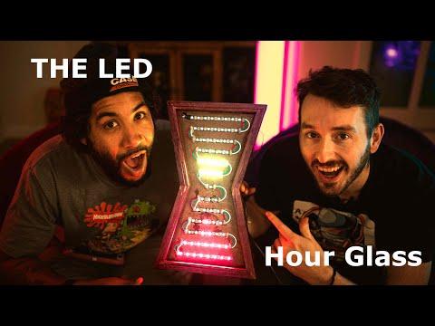 How to make a light hour glass: DIY LED Hour Glass | Arduino Projects