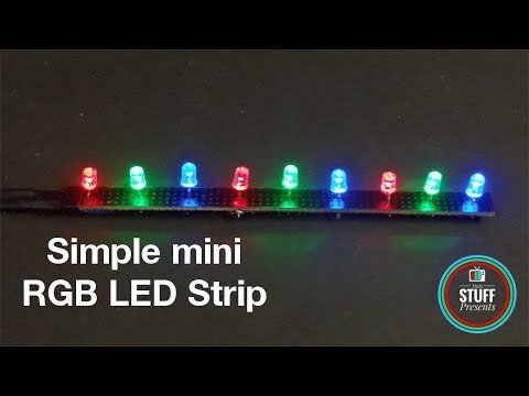 How to make a mini RGB LED Strip | Homemade