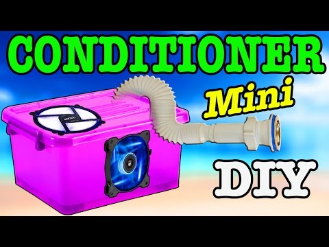 How to make a mini air conditioner / HACK PC FAN