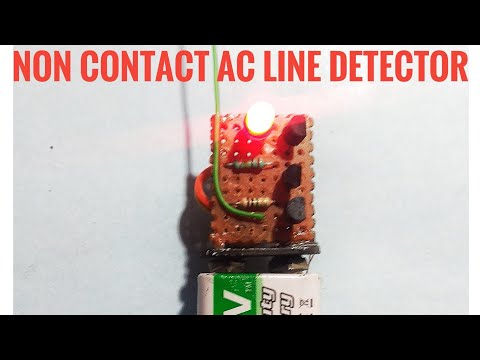 How to make a non contact ac line detector