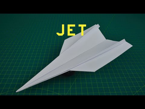 How to make a paper plane that flies FAR | JET