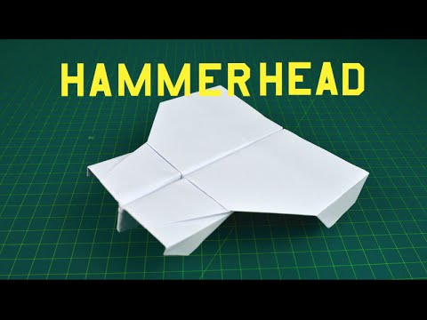 How to make a paper plane that flies far | Hammerhead