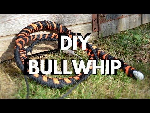 How to make a paracord bullwhip (Indiana Jones style) Tutorial