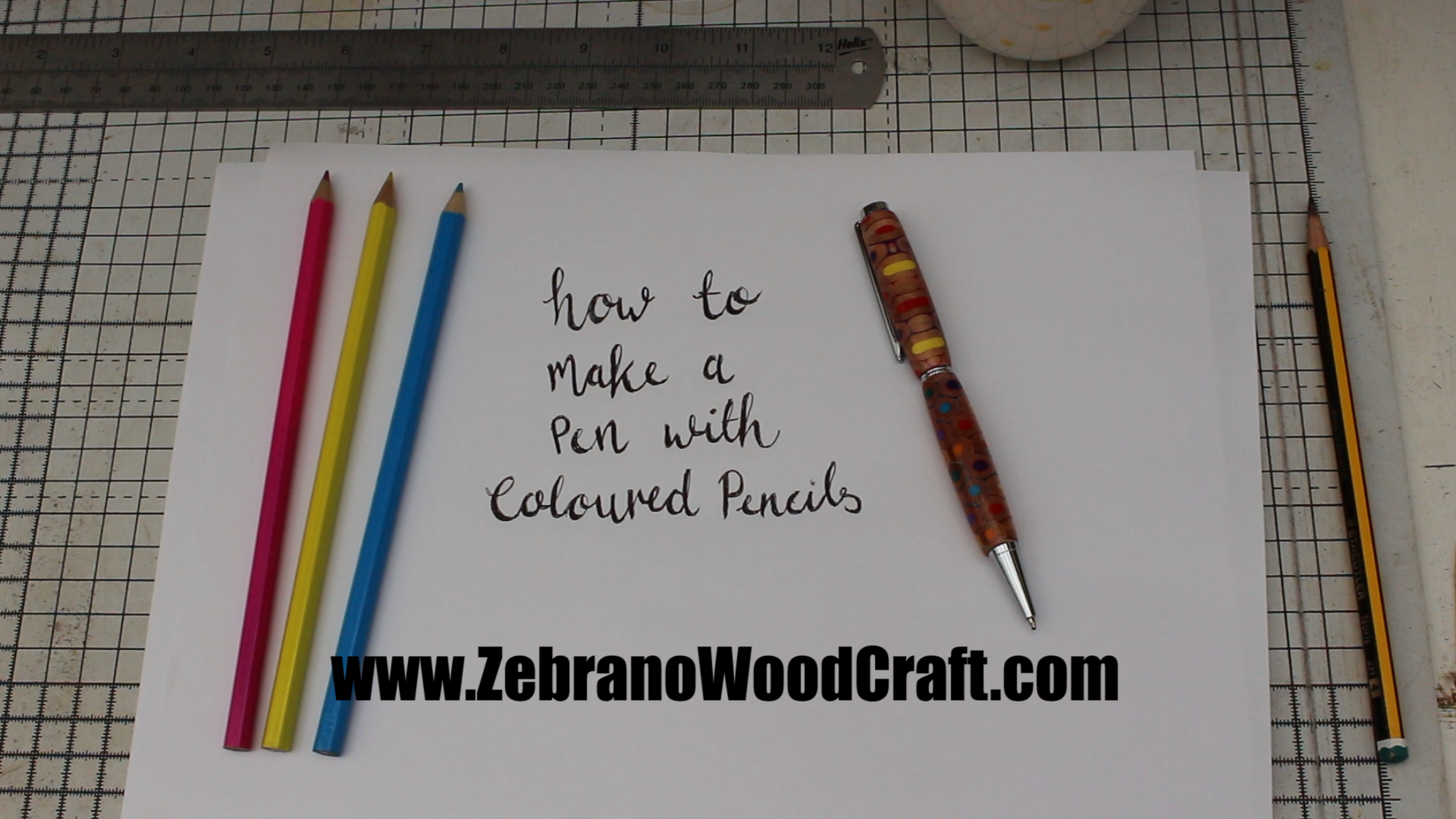 How to make a pen with coloured pencils 1.bmp