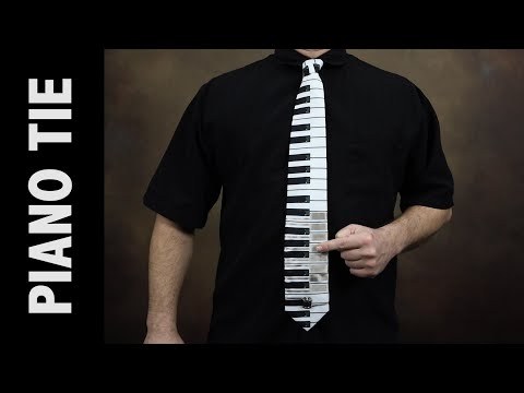 How to make a playable Piano Necktie!