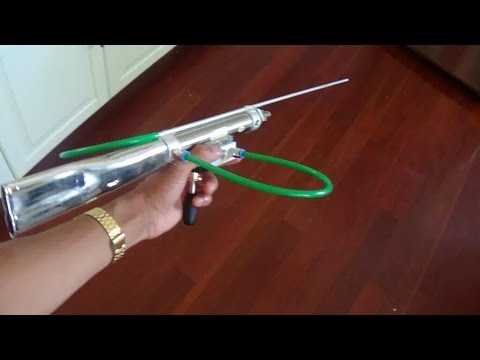 How to make a pneumatic air gun