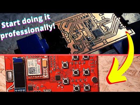 How to make a professional PCB (is it worth it?)