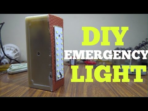 How to make a rechargeable led emergency light