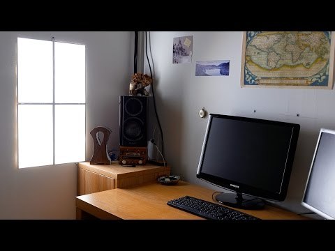 How to make a relaxing &amp;quot;false window&amp;quot; light panel (using old laptop screens)