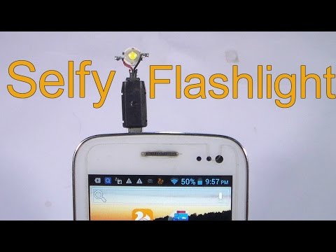 How to make a selfy flashlight at home in 2min