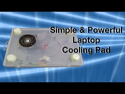 How to make a simple &amp;amp; powerful Laptop Cooling Pad for Gaming | Homemade