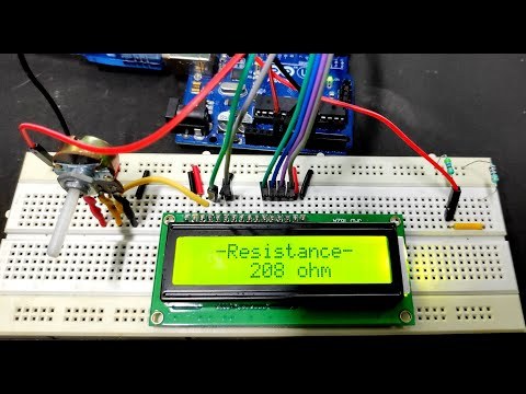 How to make a simple Arduino Ohm Meter using Arduino UNO and LCD Display