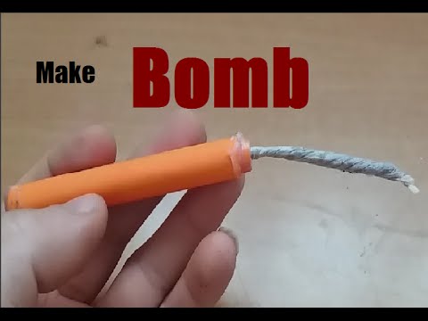 How to make a smple fuse bomb | firecracker