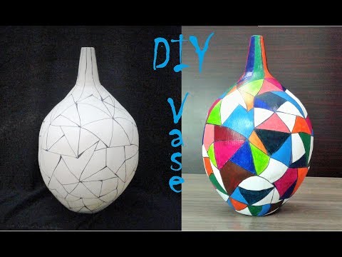 How to make a vase - DIY Craft Flower Vase