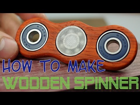 How to make a wooden fidget spinner