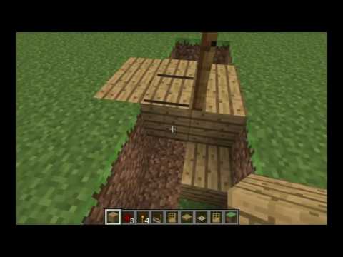 How to make a working double door on Minecraft