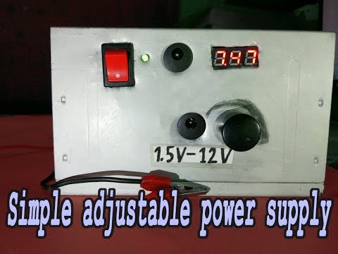 How to make adjustable Bench power supply out of a old pc power supply