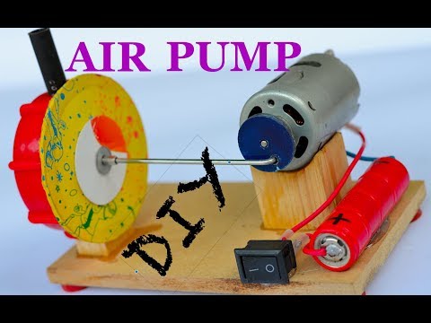 How to make an Air Pump out of DC Motor