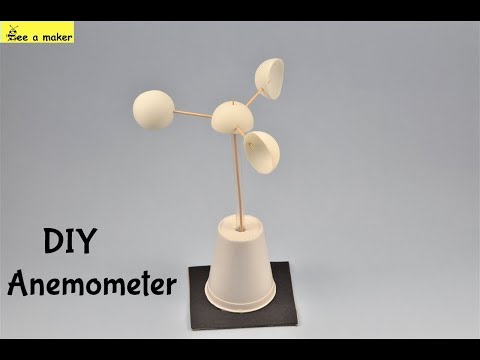 How to make an Anemometer | How an anemometer works