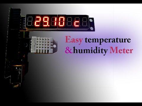 How to make an Animated Temperature Meter using seven segments display