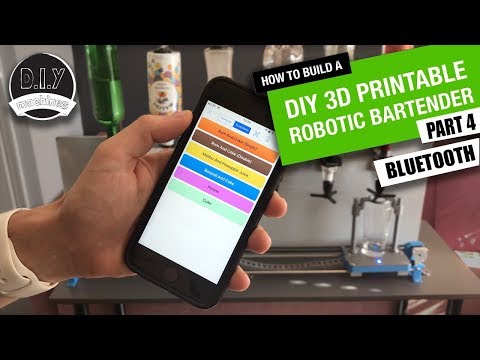 How to make an Arduino Robotic Bartender - P4 Bluetooth