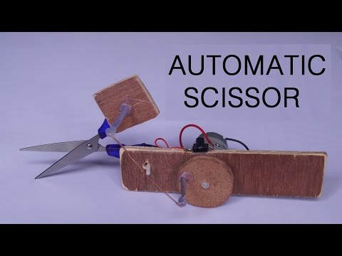 How to make an Automatic Working Scissor - DIY