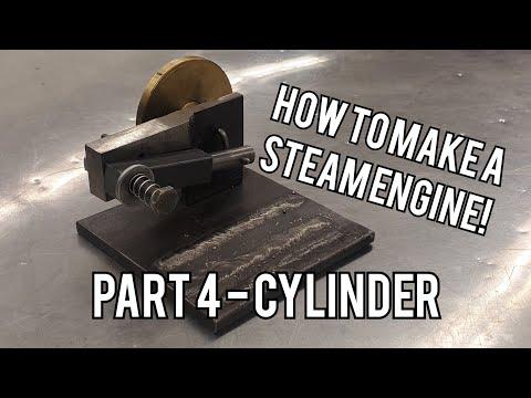 How to make an Easy Air Engine 4 - Cylinder