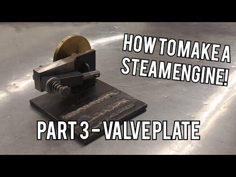 How to make an Easy Air Engine Part 3 - Building the Valve Plate