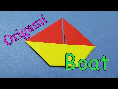 How to make an Origami Boat