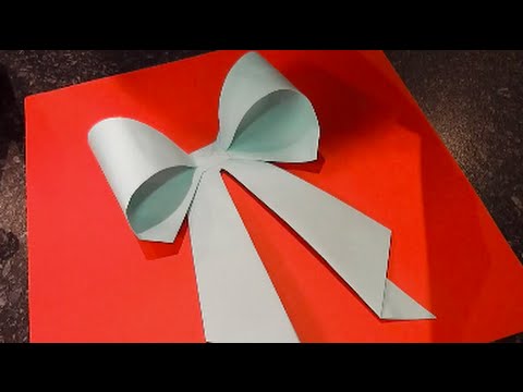 How to make an Origami Bow