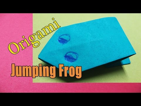 How to make an Origami Jumping Frog