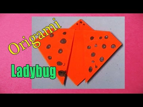 How to make an Origami Ladybug