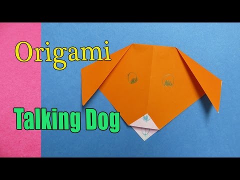 How to make an Origami Talking dog