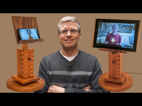 How to make an adjustable and rotating cell phone / tablet stand