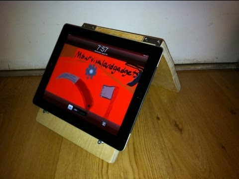 How to make an easy Ipad/ book stand.