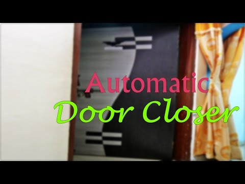 How to make an easy automatic door closer | Life Hack LH02