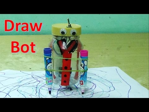 How to make an easy drawing robot for kids