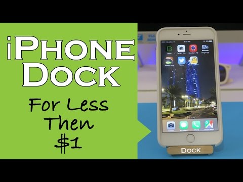 How to make an iPhone Dock for Less than $1 - Very Easy DIY - NEW