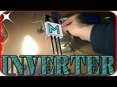 How to make an inverter 12v to 220v at home with MOSFET