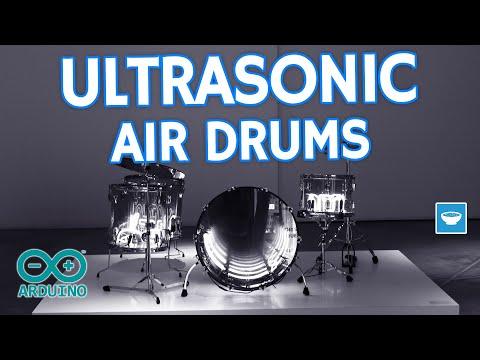 How to make an ultrasonic non-contact Arduino Air Drum Set for hours of fun