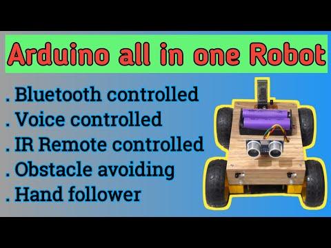 How to make arduino robot | arduino all in one robot | arduino project