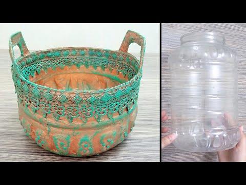 How to make basket - DIY Basket - Plastic Bottle - Recycle