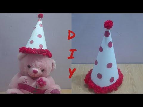 How to make beautiful birth day cap|DIY birth day Cap|Easy cap|Paper craft|Umer Tv