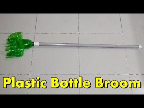 How to make broom from plastic bottle - Plastic Reuse projects