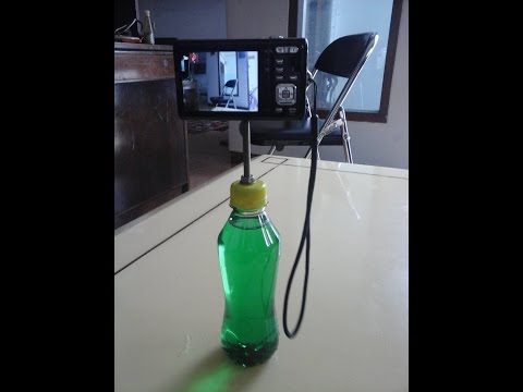 How to make digital camera stand or tripod from bottle