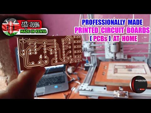 How to make diy circuit board PCBs at home