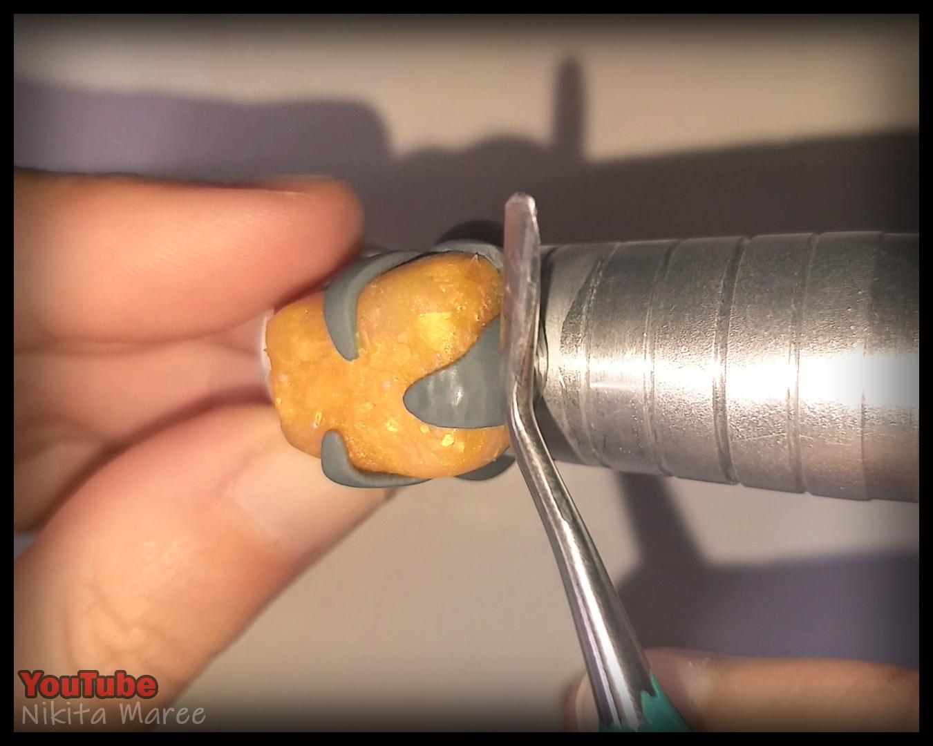 How to make jewellery rings from polymer clay. Clay sculpting tutorial pirate rings (38).jpg