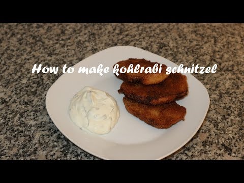 How to make kohlrabi schnitzel, cabbage recipe